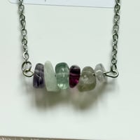 Image 2 of Fluorite Crystal Chip Necklace