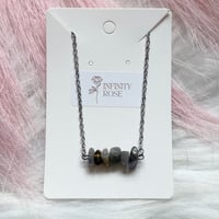 Image 1 of Labradorite Crystal Chip Necklace