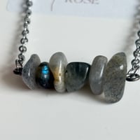 Image 2 of Labradorite Crystal Chip Necklace