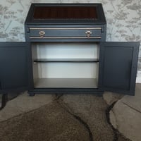 Image 5 of Old Charm Writing Bureau in Slate grey