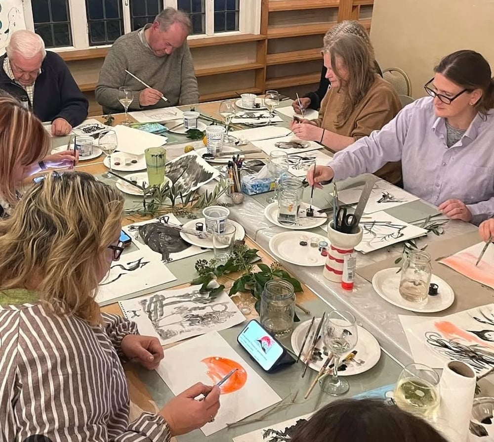 Image of Zen Ink Painting 