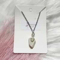 Image 4 of Light Blue Sea Pottery Necklace