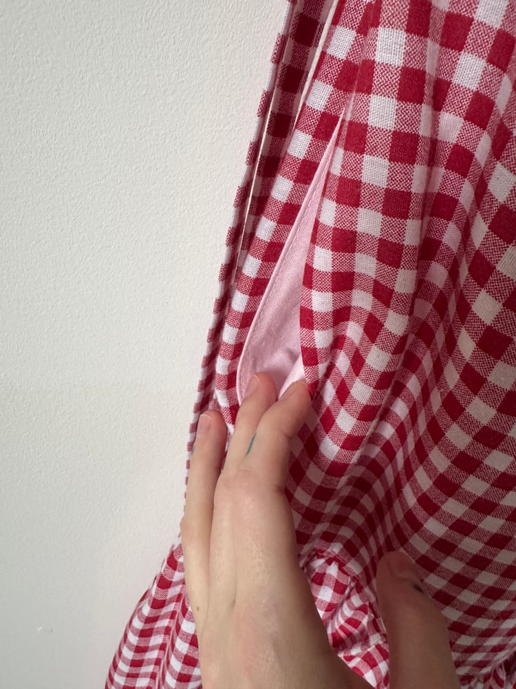 Image of n a n o v o  šaty na zaťahovanie 001 / 100% bavlna / LIMITED 2 PIECES