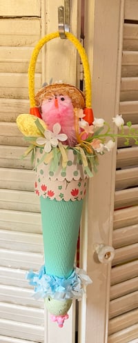 Vintage Thread Cone Cute Chick Easter Spring Decoration