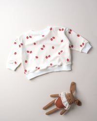 Image 3 of T-SHIRT ORSO - illustration petites fraises | Coton biologique