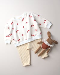 Image 4 of T-SHIRT ORSO - illustration petites fraises | Coton biologique