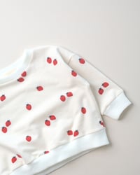 Image 2 of T-SHIRT ORSO - illustration petites fraises | Coton biologique