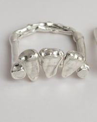 Image 1 of square shell ring