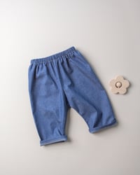 Image 1 of PANTALON SACHA bleu | Certifié Oeko-Tex