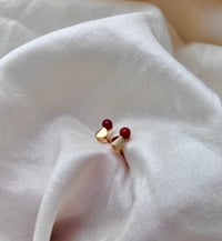 Image 1 of Microdot red carnelian 