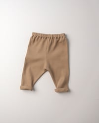 Image 1 of LEGGING ALMA côtelé noisette | Coton biologique