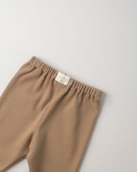 Image 2 of LEGGING ALMA côtelé noisette | Coton biologique