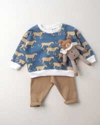 Image 5 of LEGGING ALMA côtelé noisette | Coton biologique