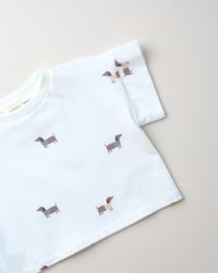 Image 2 of T-SHIRT LOU - illustration teckels | Certifié Oeko-Tex