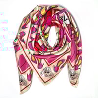 Image 2 of Stiletto Silk Scarf 90 × 90 cm