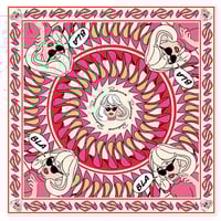 Image 4 of Stiletto Silk Scarf 90 × 90 cm