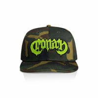 CAMO HATS - lime green