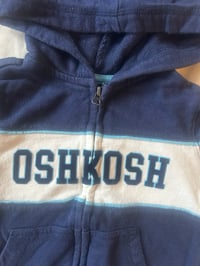 Image 3 of OshKosh Zip Up Logo Hoodie