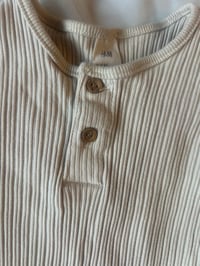 Image 3 of H&M Ribbed Long Sleeve Tee