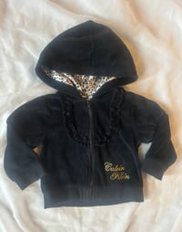 Image 1 of Vintage Calvin Klein Velour Hoodie