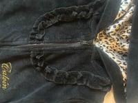 Image 3 of Vintage Calvin Klein Velour Hoodie