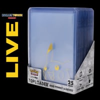 [LIVE] 25 Pack Ultra Pro Pokemon Pikachu Toploader & Penny Sleeve Combo