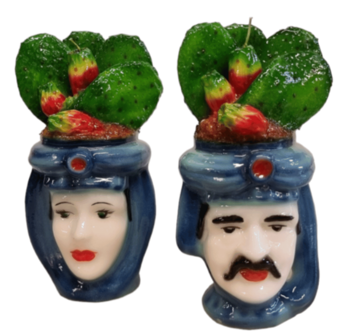 Image of Large Wax Sculptures (Sold in Pairs)