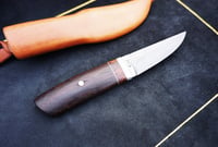 Image 4 of Puukko Knife Ziricote handle 26c3 blade hunting knife