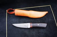 Image 6 of Puukko Knife Ziricote handle 26c3 blade hunting knife