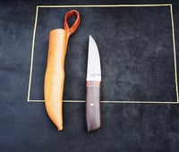 Image 10 of Puukko Knife Ziricote handle 26c3 blade hunting knife