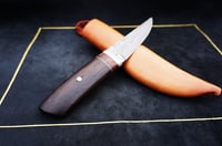 Image 14 of Puukko Knife Ziricote handle 26c3 blade hunting knife