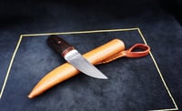Image 15 of Puukko Knife Ziricote handle 26c3 blade hunting knife