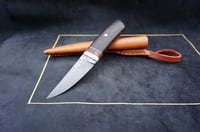 Image 20 of Puukko Knife Ziricote handle 26c3 blade hunting knife