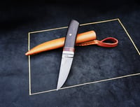 Image 1 of Puukko Knife Ziricote handle 26c3 blade hunting knife