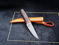 Image 22 of Puukko Knife Ziricote handle 26c3 blade hunting knife