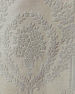 1970s Vintage Harlequin Wallpaper Rolls - Flocked Sage Green Traditional Flock - (Sets of 2 Rolls) thumbnail 7