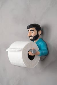 Image 1 of 🚽😂 “Roll With Me” Toilet Paper Holder – The Funniest Bathroom Upgrade Ever! 😂🚽