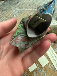 Image 5 of Limited Edition Hand Marbled paper 'Fortune Cookie' - sold individually 