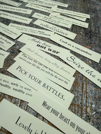 Image 8 of Limited Edition Hand Marbled paper 'Fortune Cookie' - sold individually 