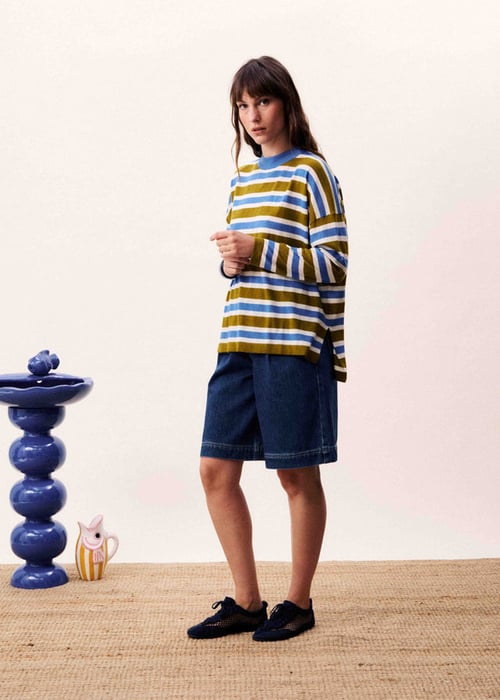 Image of 2-BERMUDA ABYSSAL BLEU JEAN