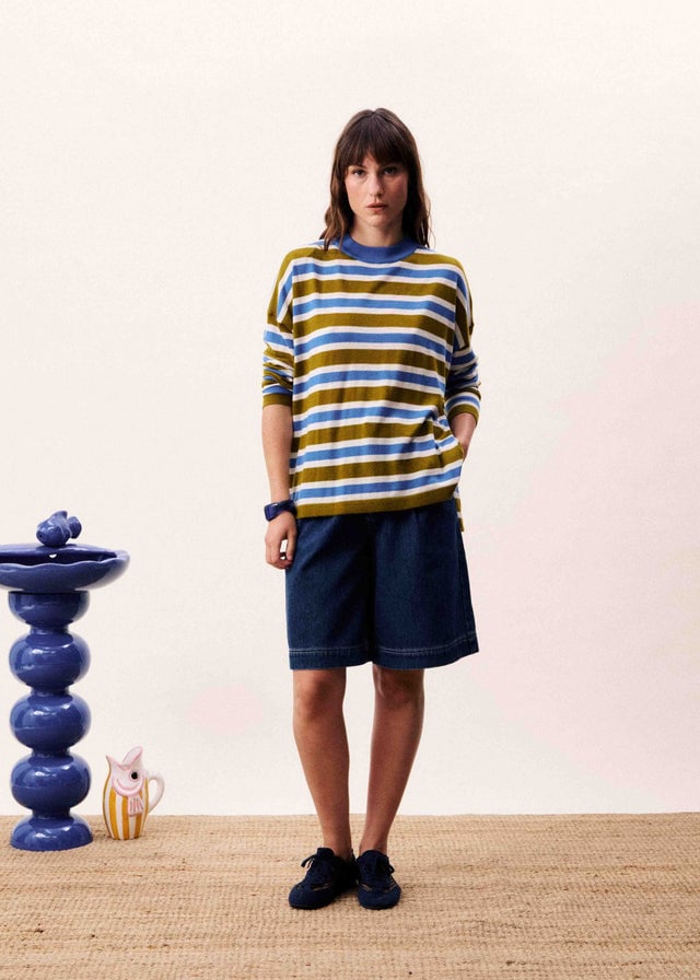 Image of 2-BERMUDA ABYSSAL BLEU JEAN