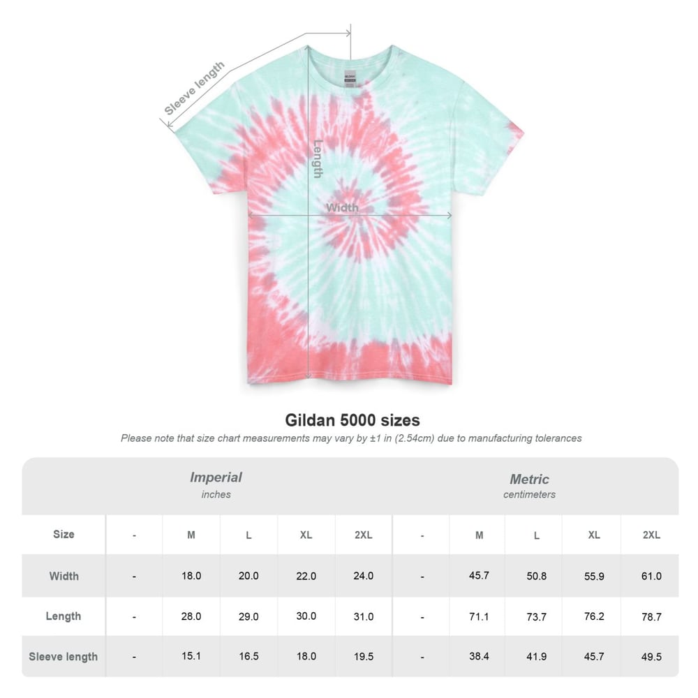 Image of Tie Dye Tee — "Talked About by Many, Confronted by None" Graphic (Unbothered Back)