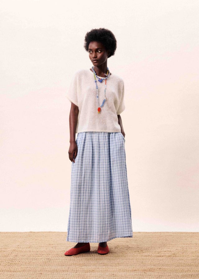 Image of 2-Falda Cobalt Bleu Clair