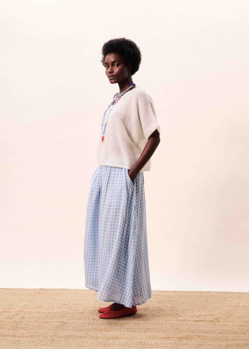 Image of 2-Falda Cobalt Bleu Clair