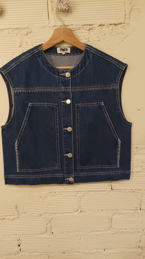 Image of 1-Chaleco Victory Bleu Jean