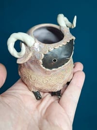 Image 2 of  Mother of Pearl Ram Vase