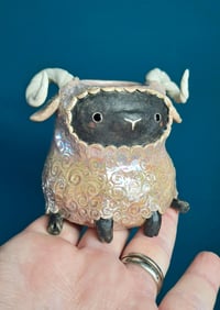 Image 1 of  Mother of Pearl Ram Vase