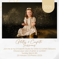 Image 1 of Glitter & Confetti Mini Sessions