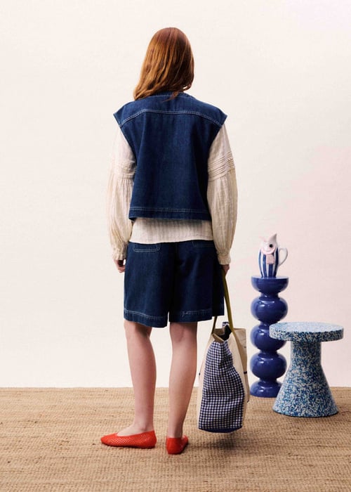 Image of 1-Chaleco Victory Bleu Jean