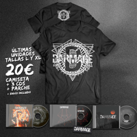 PACK LOGO – Camiseta + 3 CDs + Parche